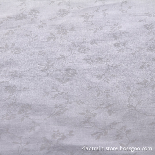 Flower Print Cloth Cotton Woven Fabric For Casket